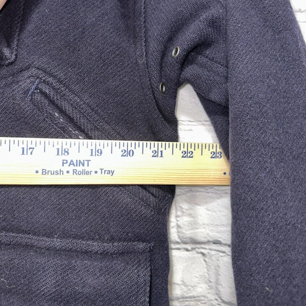 Polo Ralph Lauren Jacket Adult Medium Blue Mens Wool Pockets Casual - Picture 14 of 16